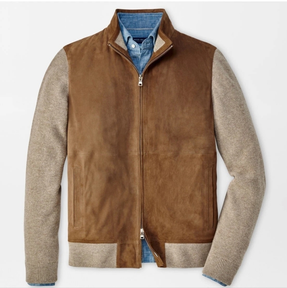 Peter MILLAR $1795 Suede Wool Soho Jacket NWT